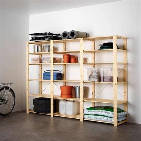 wooden shelf ikea